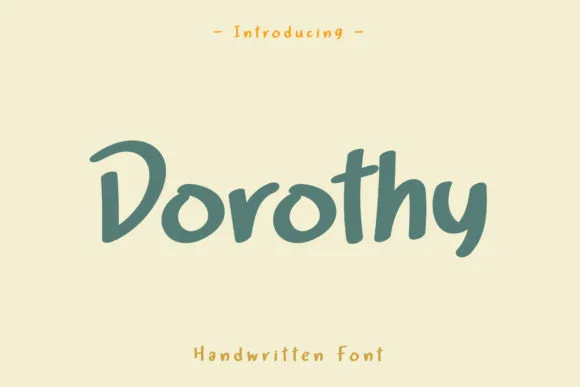 Dorothy Font Dorothy Font Poster 1