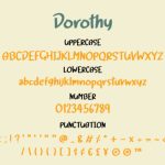 Dorothy Font Poster 3