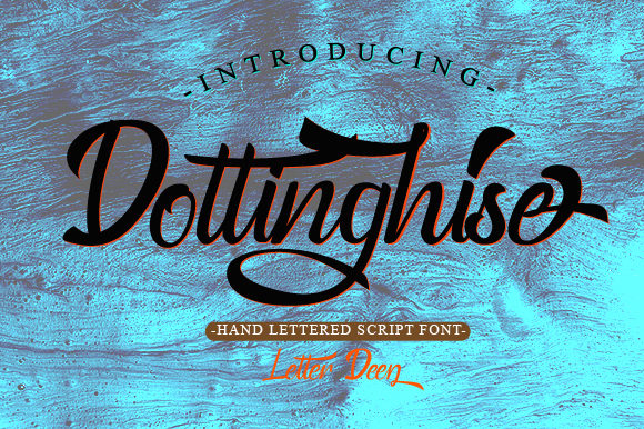 Dottinghise Font Poster 1