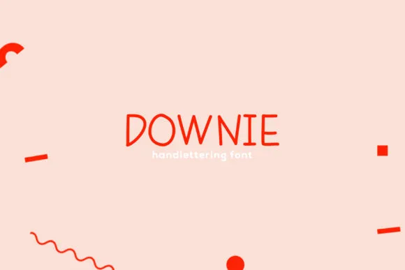 Downie Font Downie Font Poster 1
