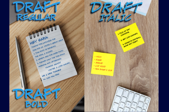 Draft Font