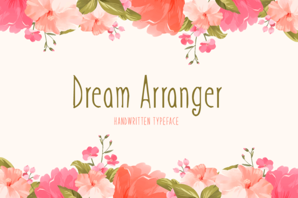 Dream Arranger Font Poster 1