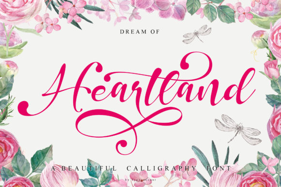 Dream of Heartland Font Poster 1
