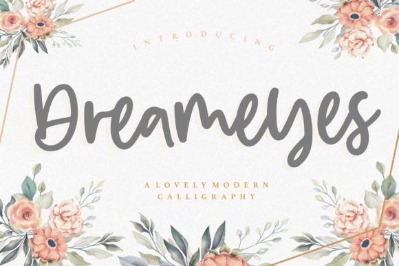 Dreameyes Font Poster 1