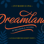 Dreamland Font Poster 1