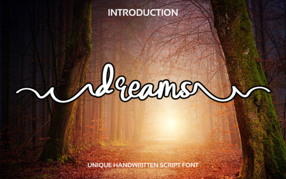 Dreams Font Poster 1