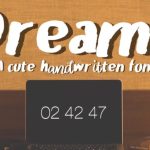 Dreams Font Poster 1