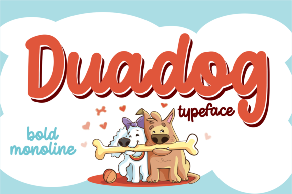 Duadog Font Duadog Font Poster 1