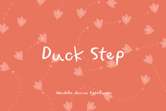 Duck Step Font Poster 1