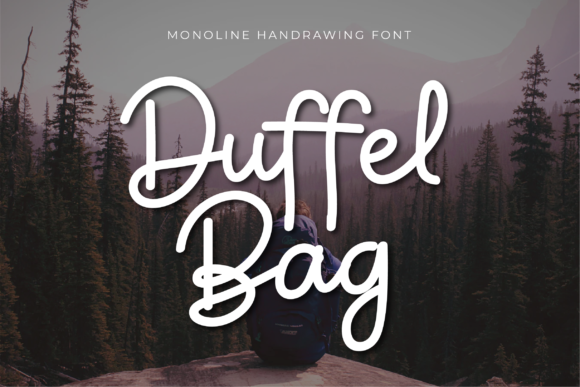 Duffel Bag Font Poster 1