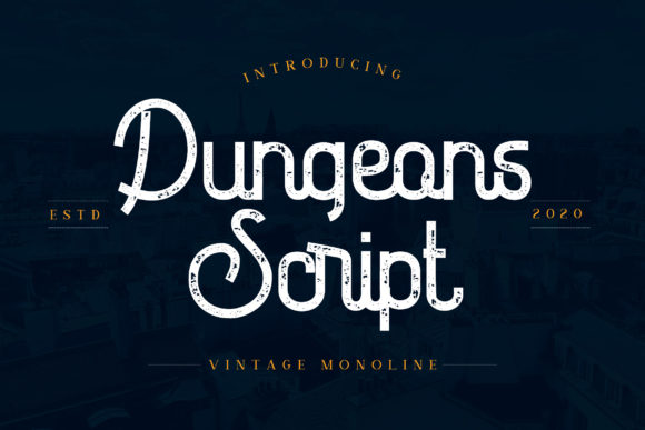 Dungeons Font Poster 1