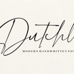 Dutchly Font Poster 1