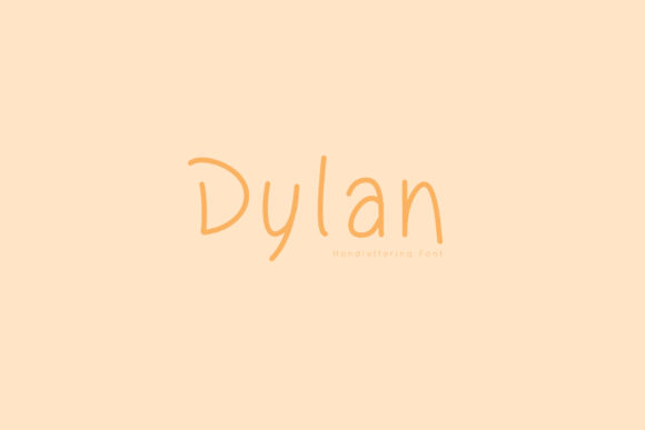 Dylan Font Poster 1