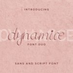 Dynamice Font Poster 2