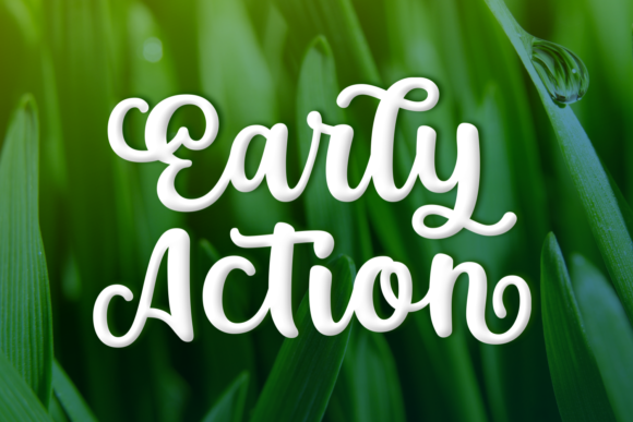 Early Action Font