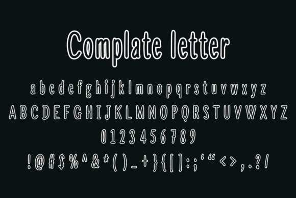 Earthstar Font Poster 5