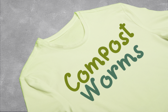 Earthworms Font Poster 6