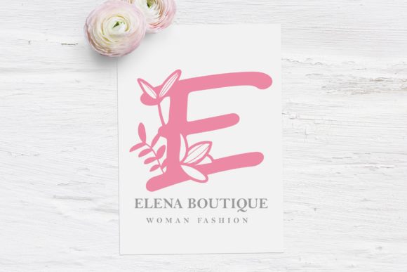 East Sakura Monogram Font Poster 2