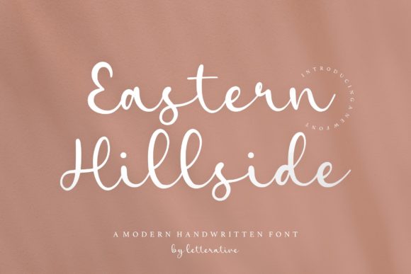 Eastern Hillside Font Poster 1