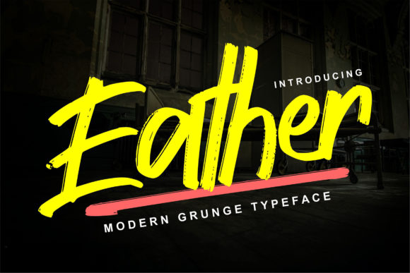 Eather Font Poster 1