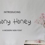 Ebony Honey Font Poster 1