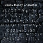 Ebony Honey Font Poster 5