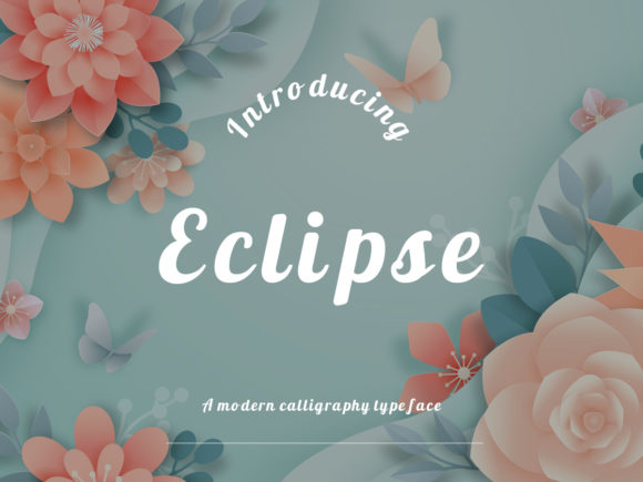 Eclipse Font Poster 1