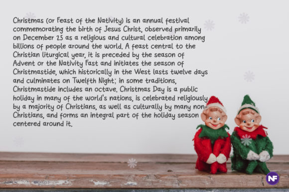 Ecstatic Christmas Font Poster 3