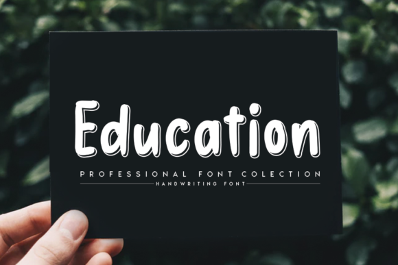 Education Font Poster 1