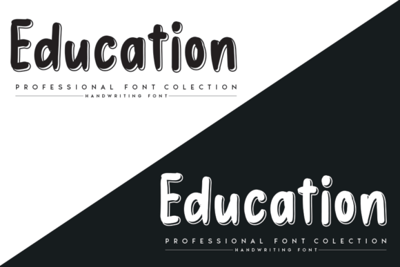 Education Font Poster 2