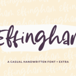 Effingham Font Poster 1