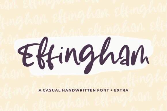 Effingham Font Poster 1