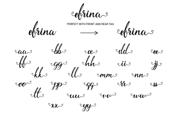 Efrina Font Poster 5