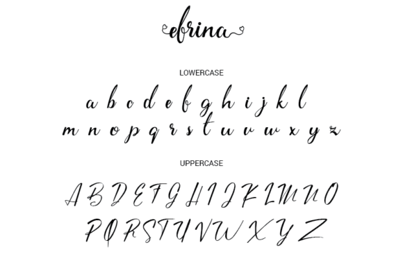 Efrina Font Poster 6