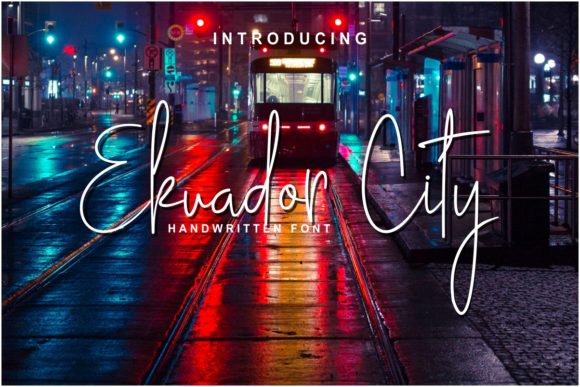 Ekuador City Font Poster 1