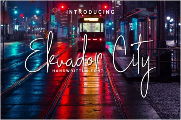 Ekuador City Font Ekuador City Font Poster 1
