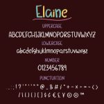 Elaine Font Poster 3