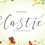 Elastic Font Poster 1