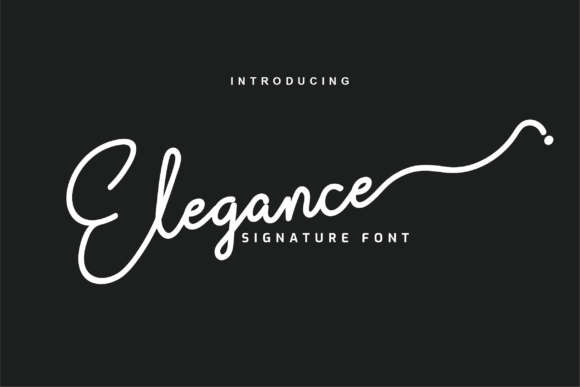 Elegance Font Poster 1