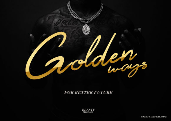 Elesty Font Poster 4