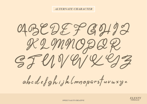 Elesty Font Poster 7