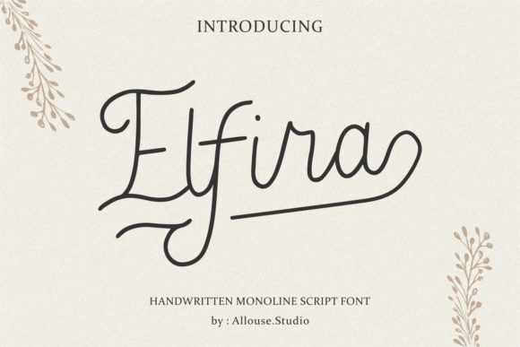 Elfira Font Poster 1