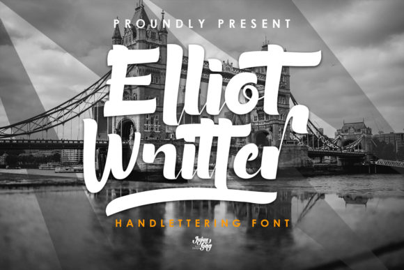 Elliot Writter Font Poster 1