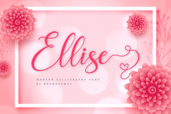 Ellise Font Poster 1