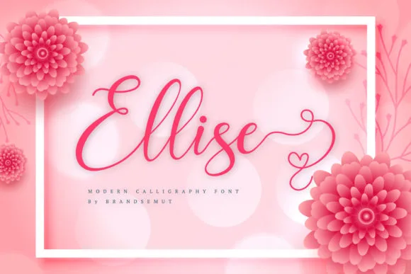 Ellise Font Ellise Font Poster 1