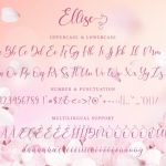 Ellise Font Poster 8