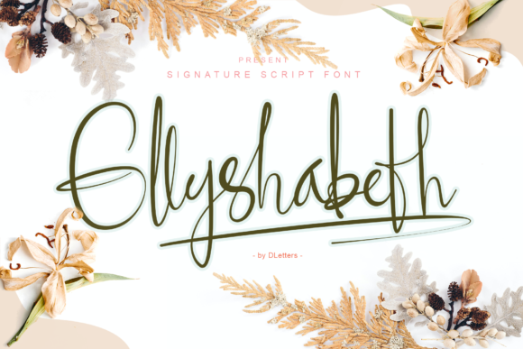 Ellyshabeth Font Poster 1