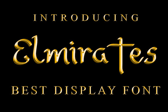 Elmirates Font