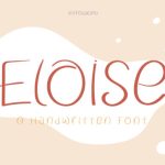 Eloise Handwritten Font Poster 1