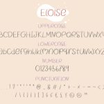 Eloise Handwritten Font Poster 3